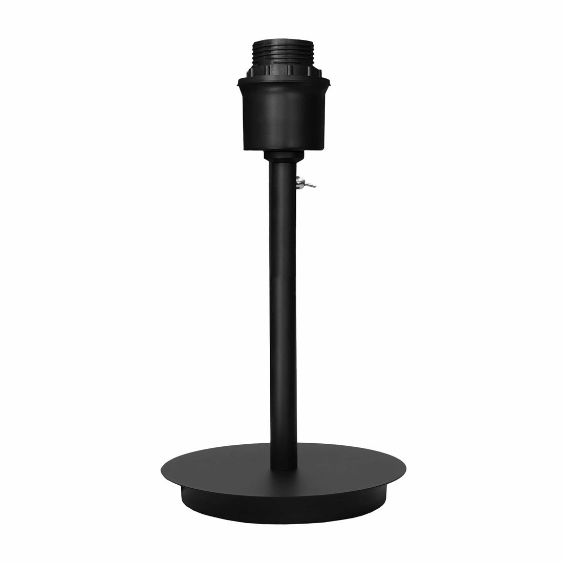 Table Lamp Stand (Universal E27) 35x20cm-Metal-Black "Beam" - Goat Corp