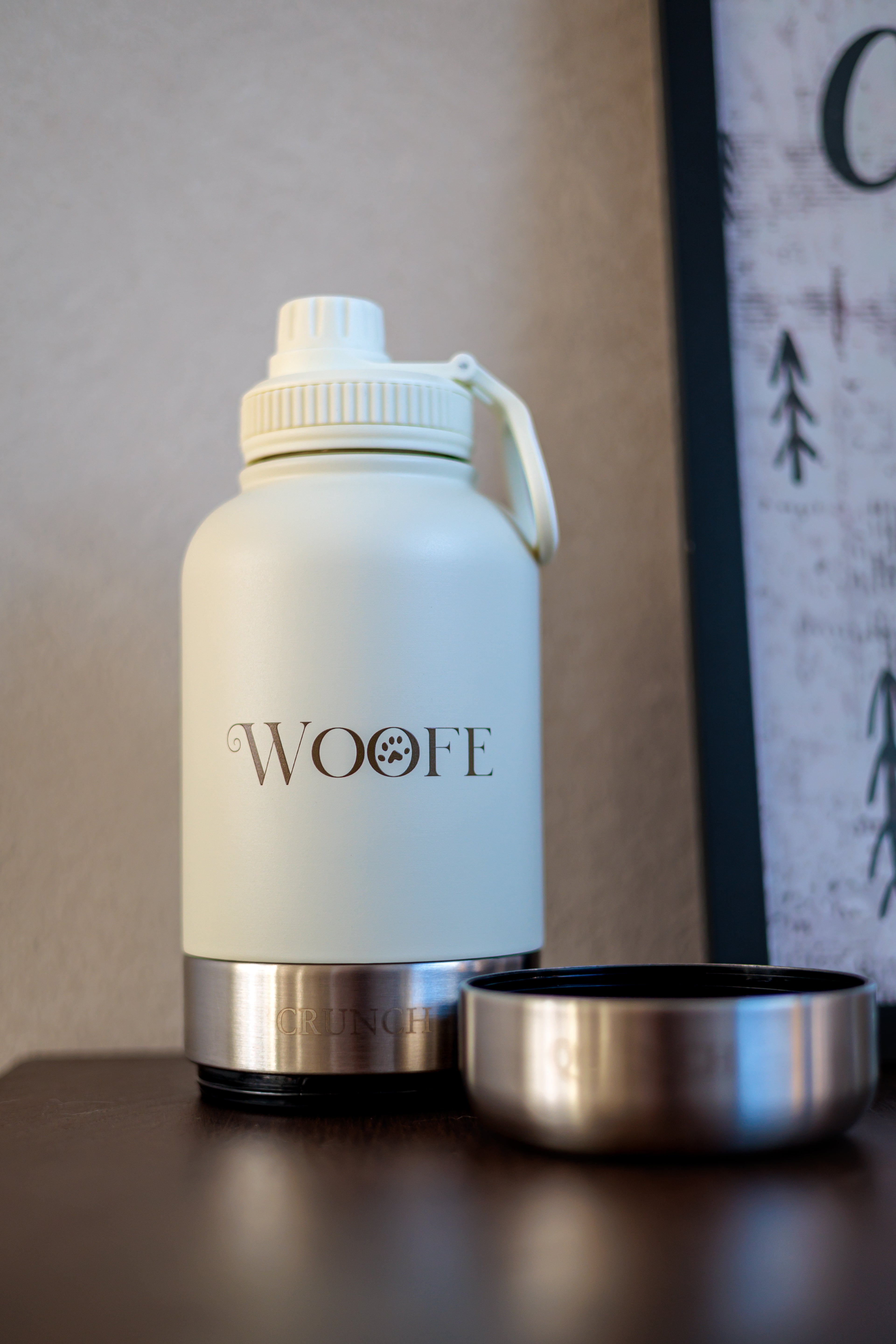 3 in 1 Water bottle - Oatmilk White