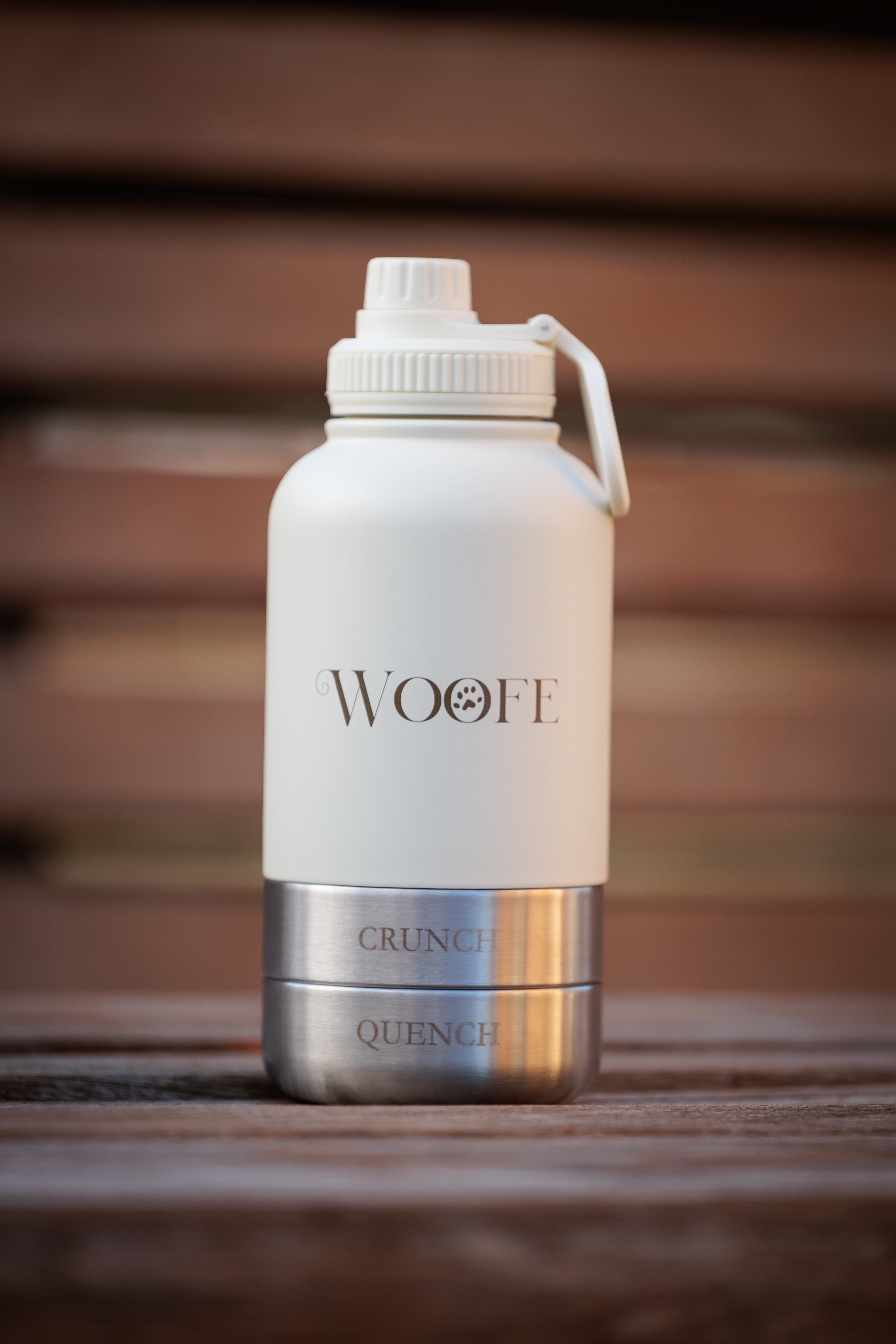 3 in 1 Water bottle - Oatmilk White