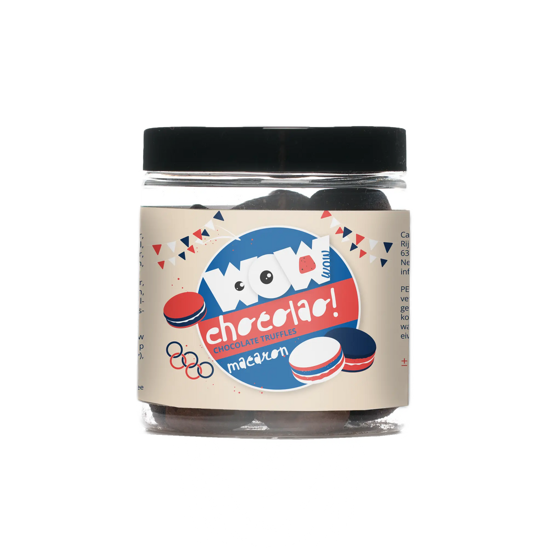 Macaron Chocolate Truffles - Olympics 2024 - Gifting jar 130g - Goat Corp
