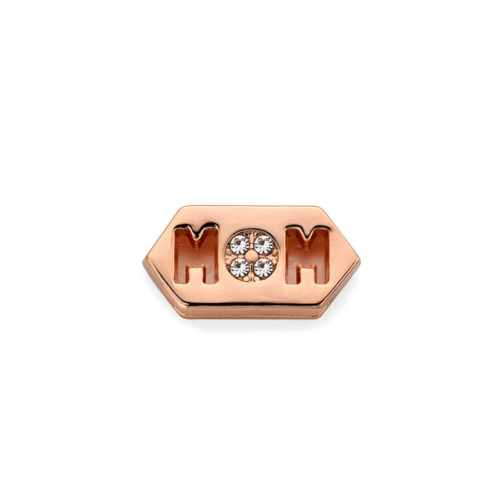 Mesh charm mom cube rosé gold