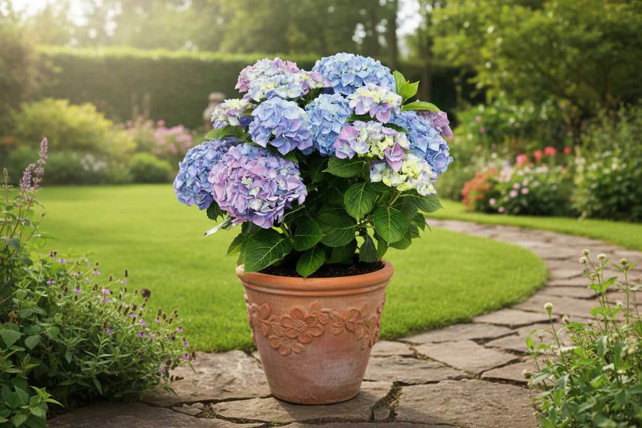Hydrangea macrophylla 'Blue Boogiewoogie' - Music Collection®