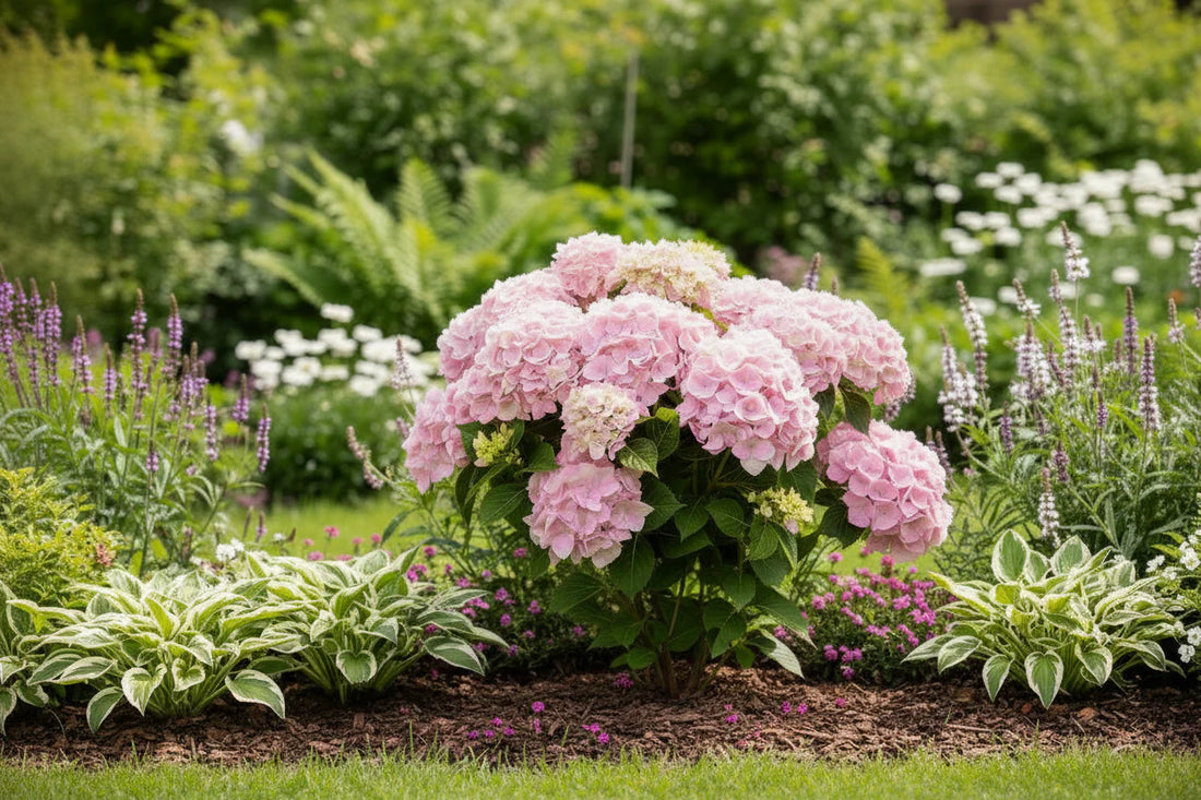Hydrangea macrophylla 'Soft Pink Salsa' - Music Collection®