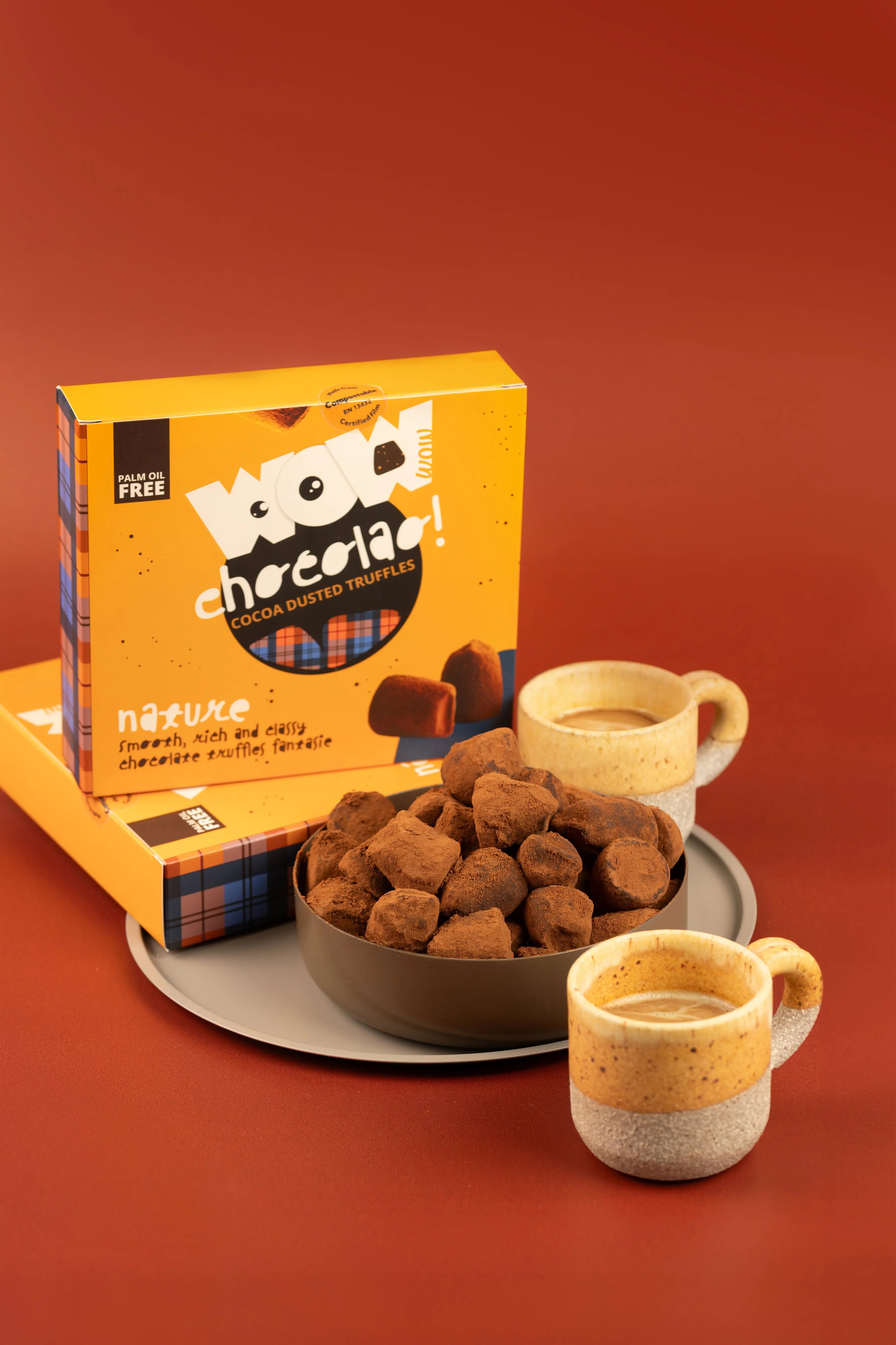 Plain chocolate truffles - Goat Corp