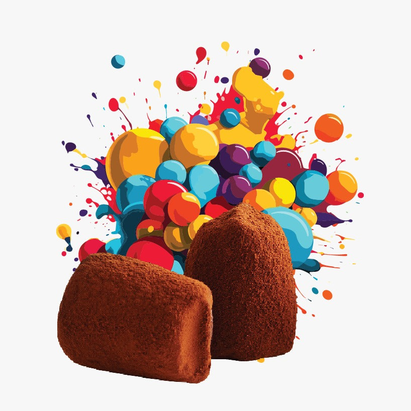 Popping Candy chocolate truffles - bulk - Goat Corp