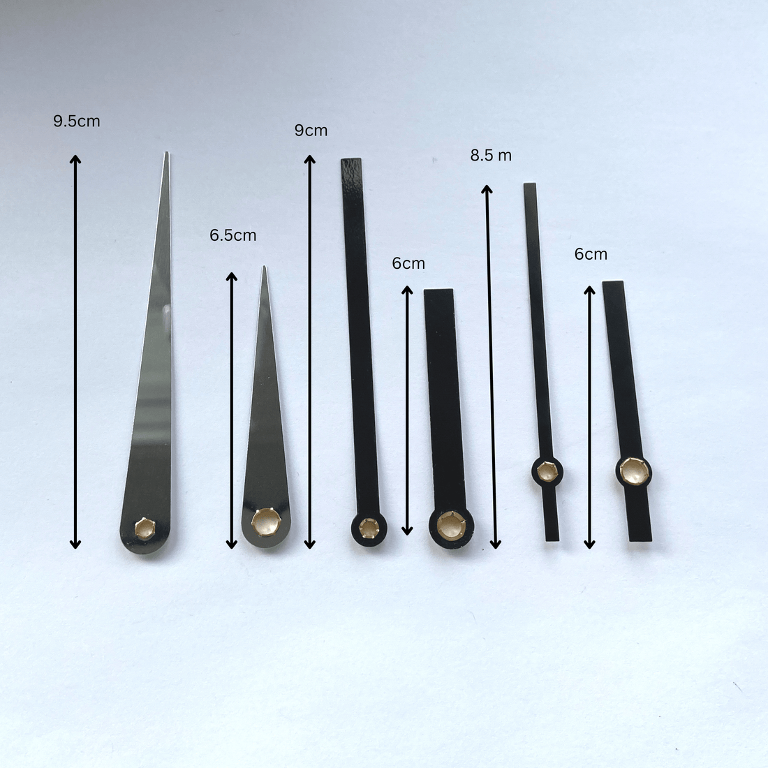 Clock hands set S + Silent Movement - Goat Corp