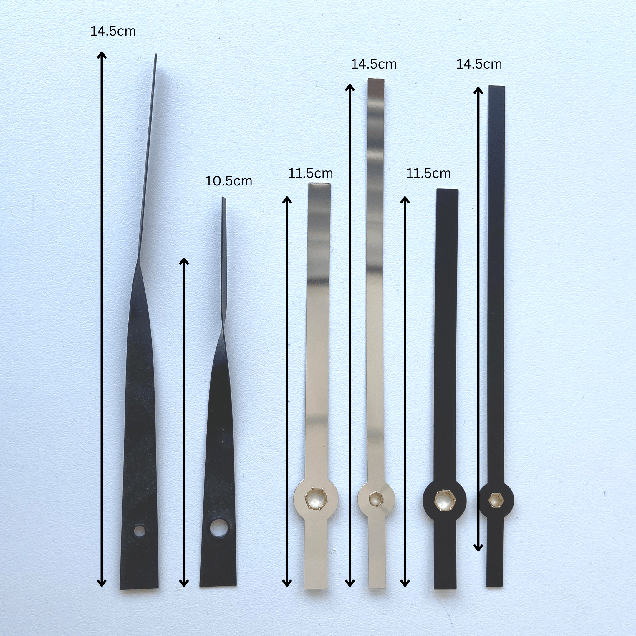 Clock hands set M + Silent Movement - Goat Corp