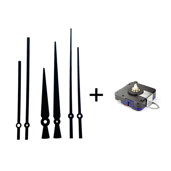 Clock hands set L + Silent Movement - Goat Corp