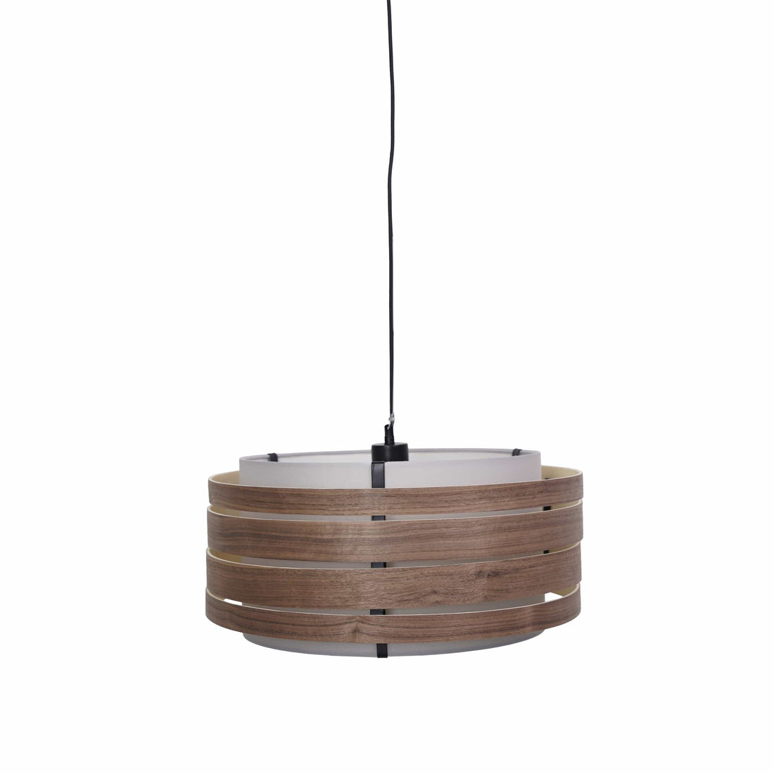 Pendant Electric Unit (Universal E27) 150cm - Stainless Steel wire-Fabric power cable-Black-"Beam" - Goat Corp