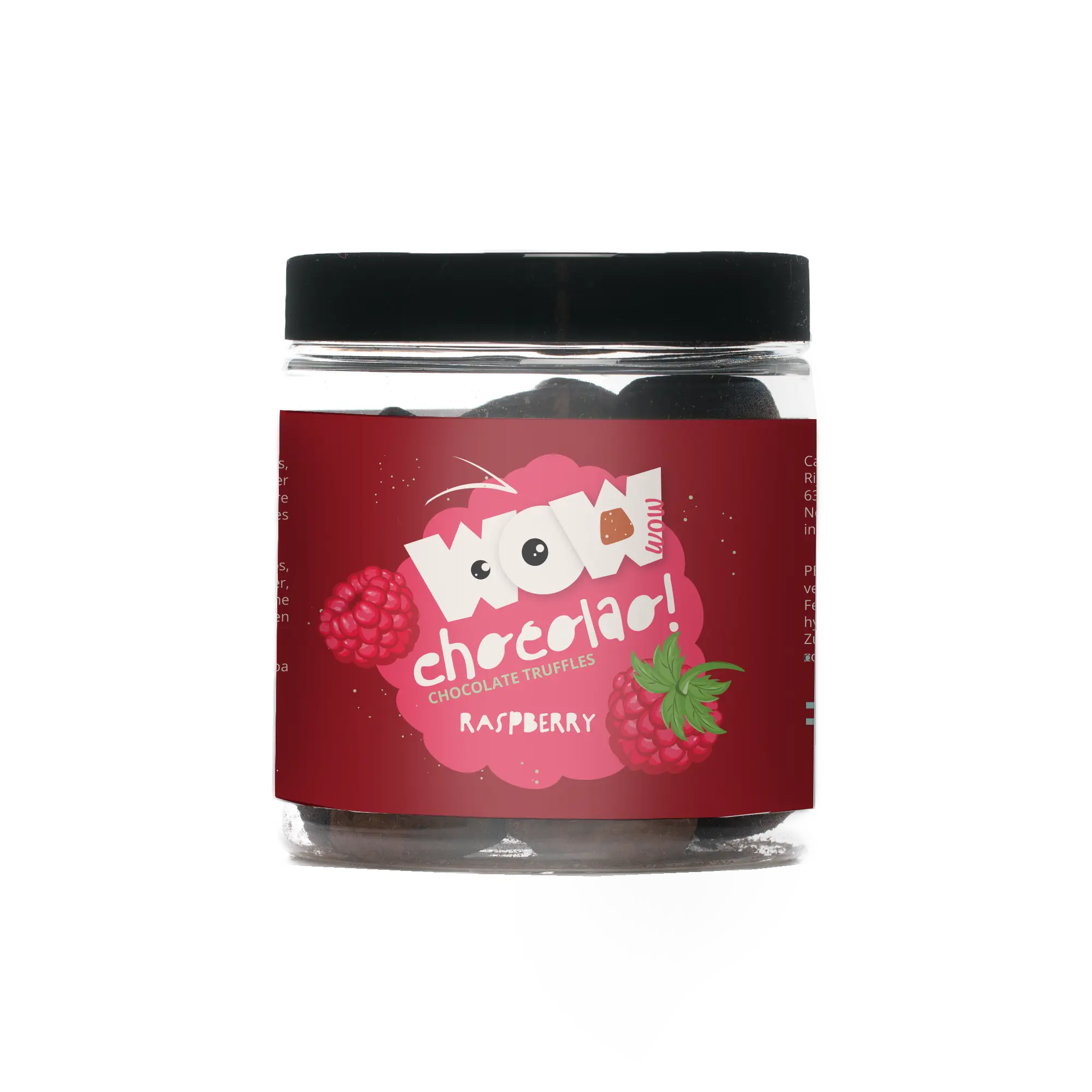 Raspberry Chocolate Truffles - Gifting jar 130g - Goat Corp