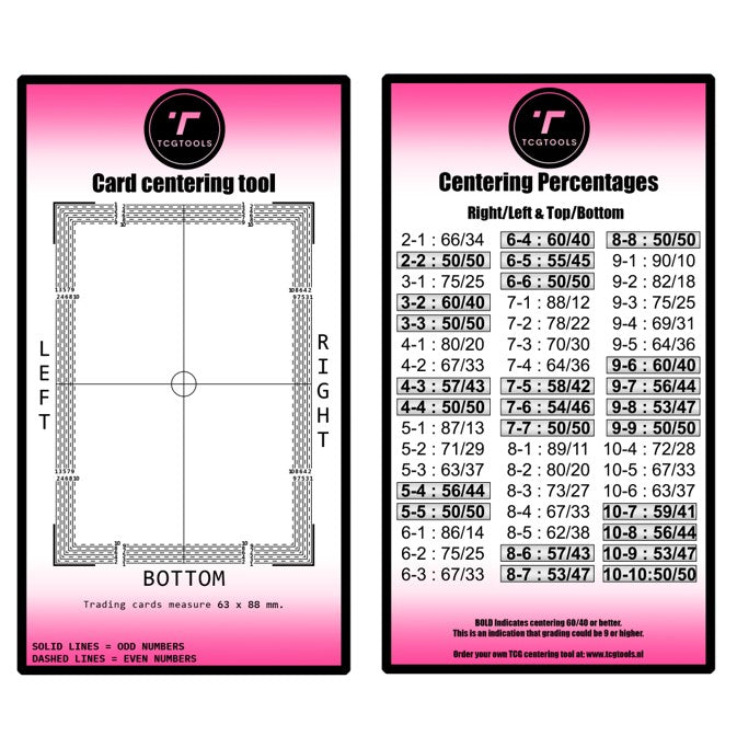 Card Centering Tool - TcgTools - Goat Corp