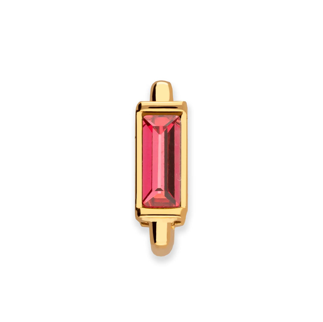 Mesh charm ruby gold