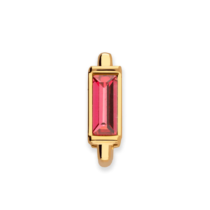 Mesh charm ruby gold