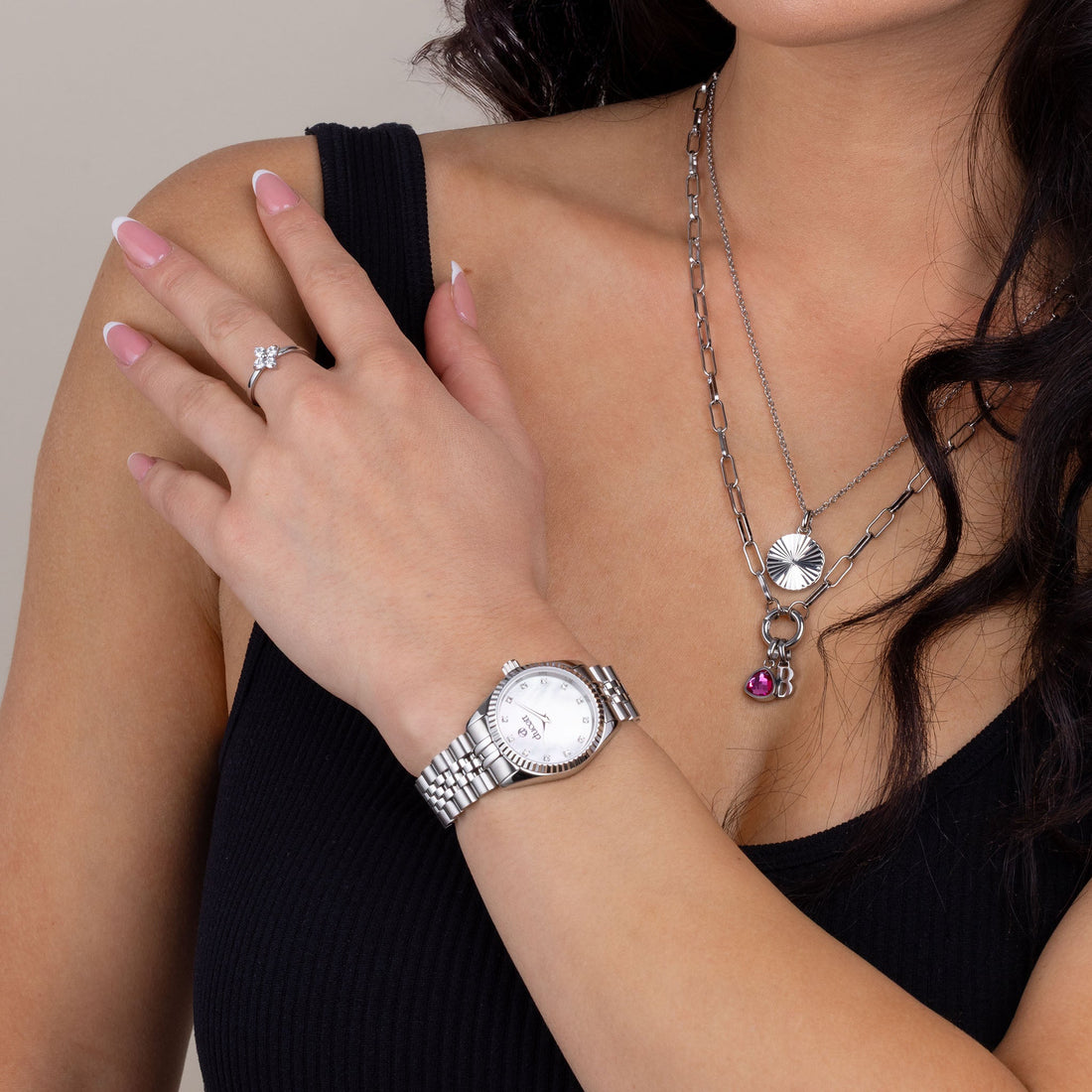 Mini blossom silver set