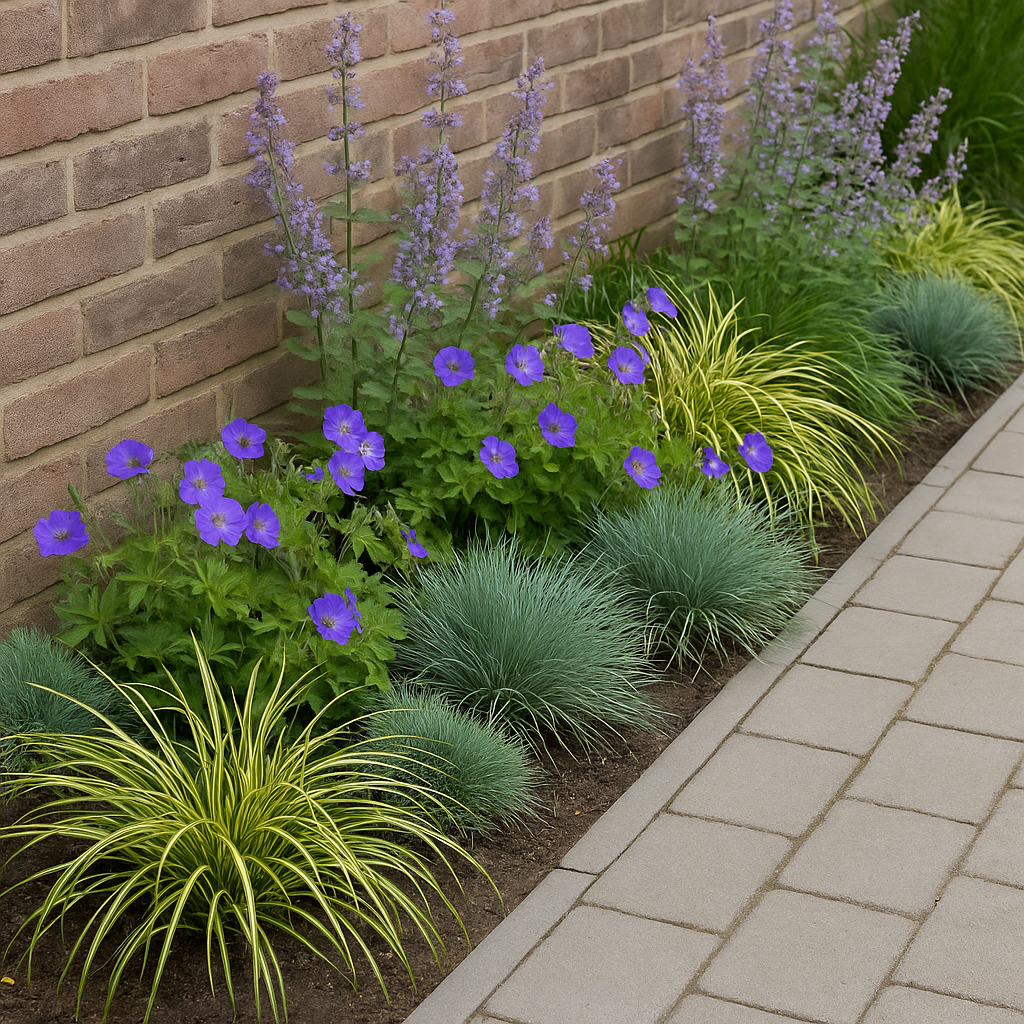 Borderpakket Onderhoudsarm smalle border – 3 m²