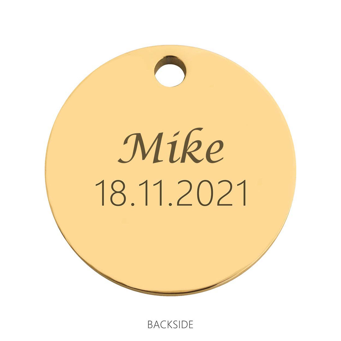 Coin babyfeet blue gold