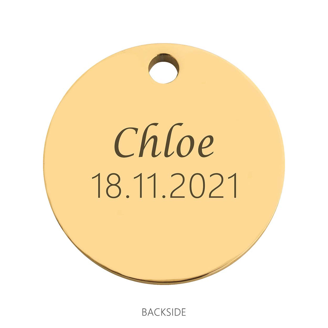 Coin babyfeet pink gold