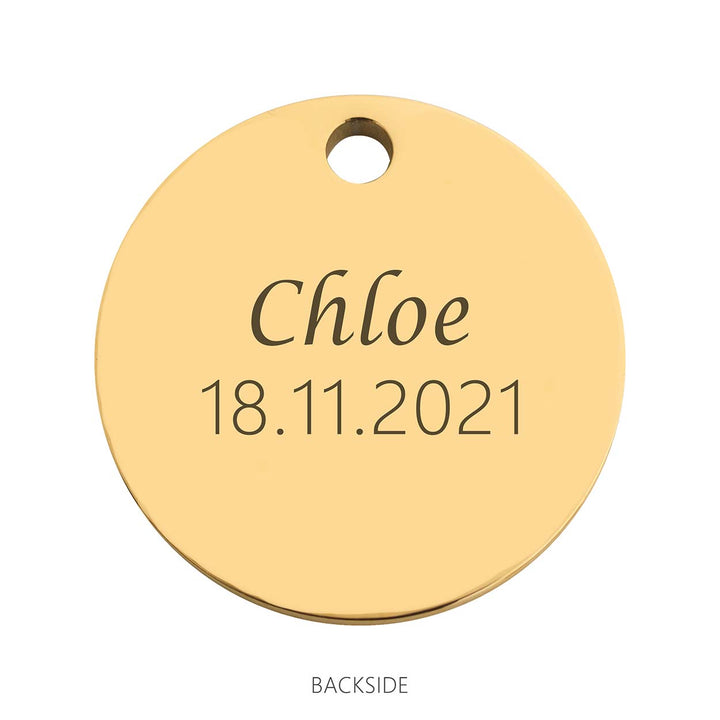 Coin babyfeet pink gold