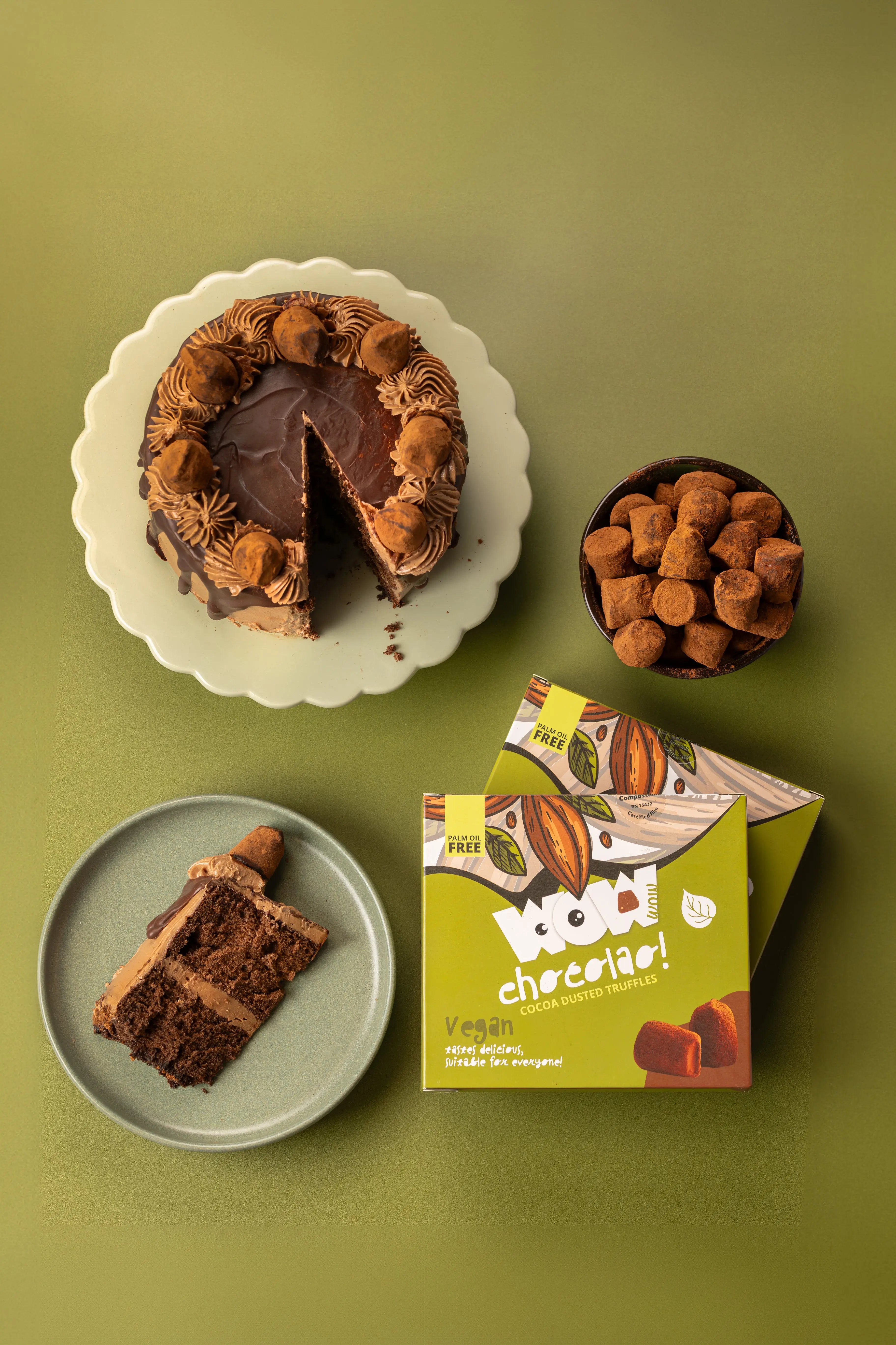 Vegan chocolate truffles - Goat Corp