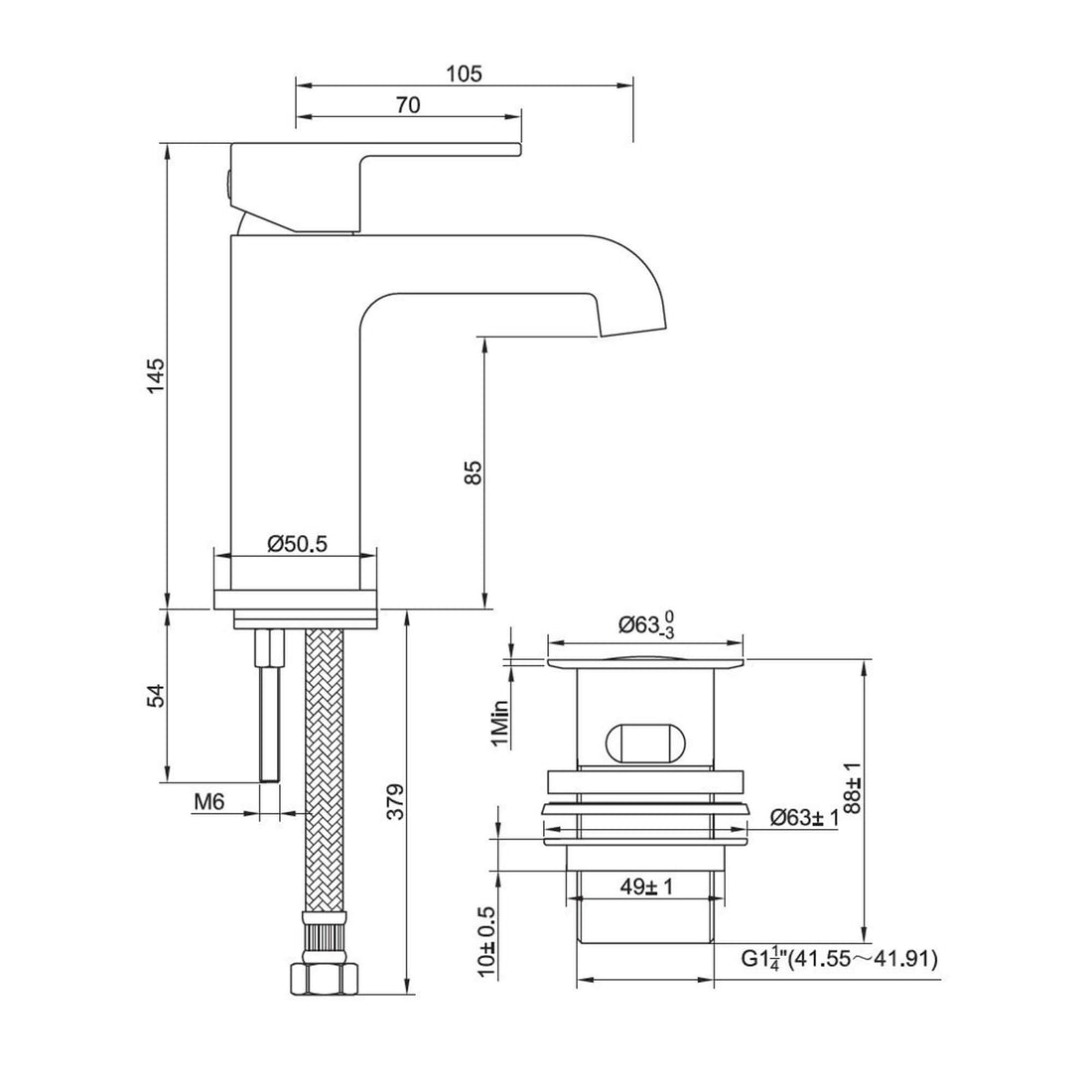 Wiesbaden Limar Perlator Clickwaste Chroom Wastafelmengkraan