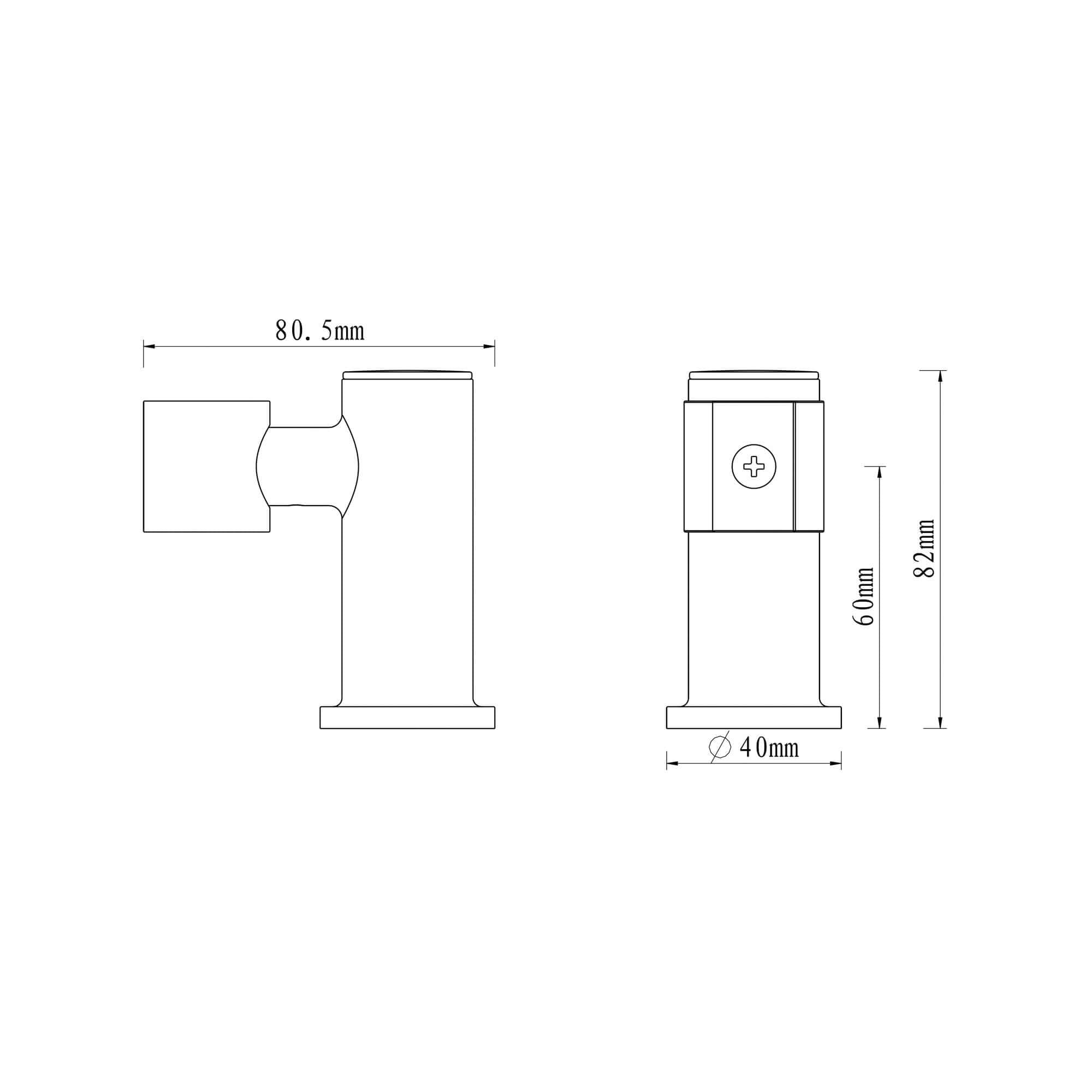 Wiesbaden Luxe Kantelbare Handdouchehouder Geborsteld Brons