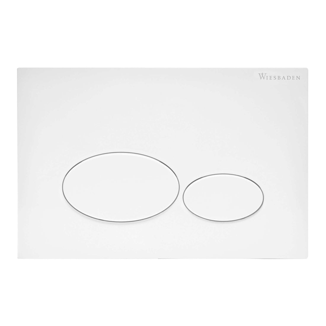 X32 drukplaat voor inbouwreservoir mat wit