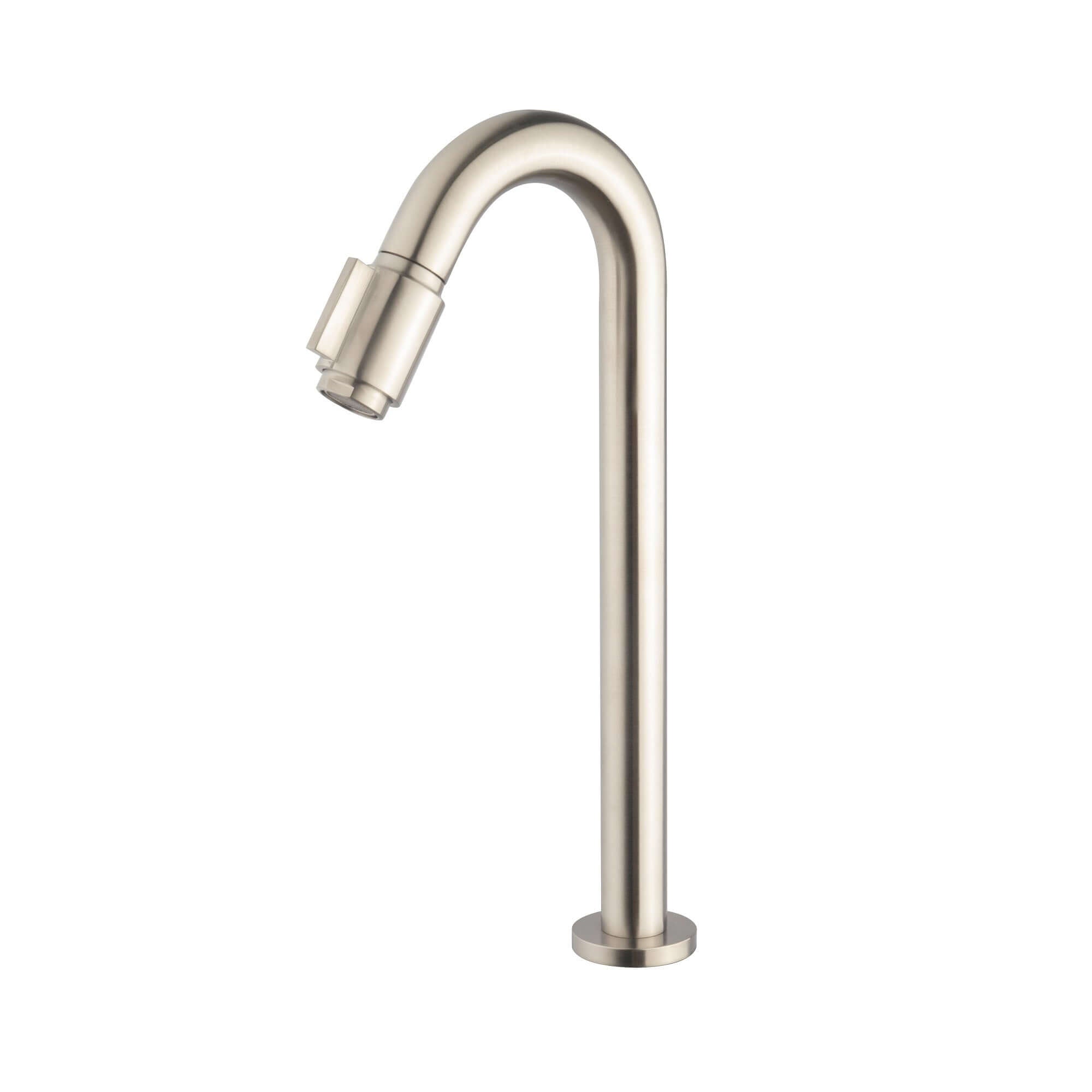 XL Toiletkraan Wiesbaden Victoria 1/2" in Geborsteld Staal