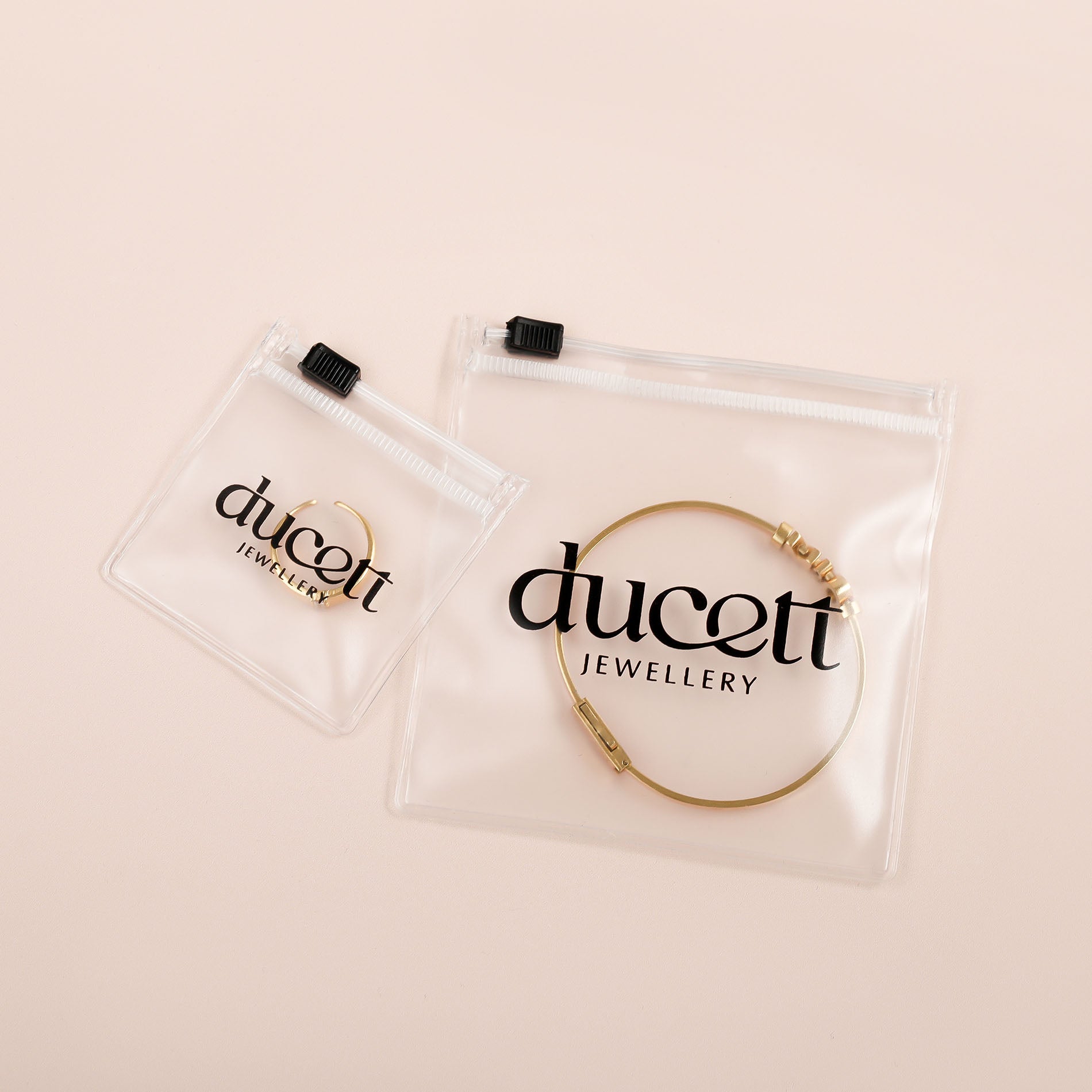 Diamond bangle rosé gold