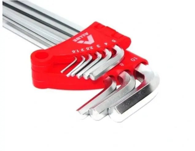 ALLBE Inbussleutelset – Kogelkop – Extra Lang – 1.5-10mm – 9 Stuks