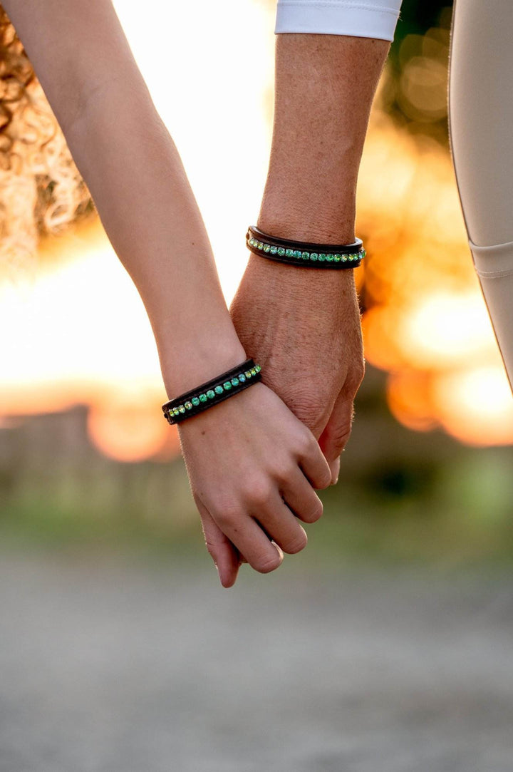 Armband Feline Donkergroen