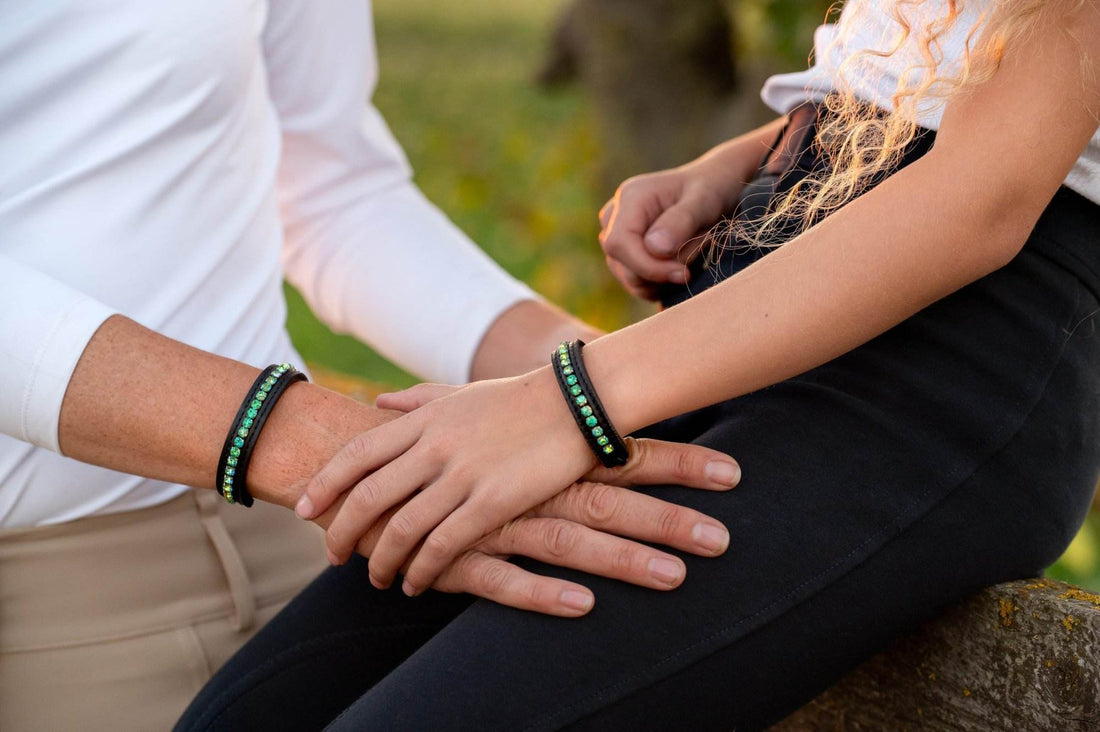 Armband Feline Donkergroen