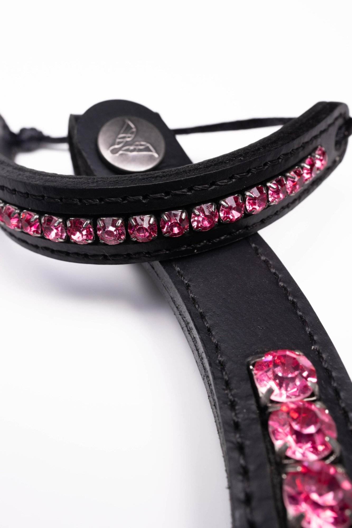 Armband Veerle Donkerroze