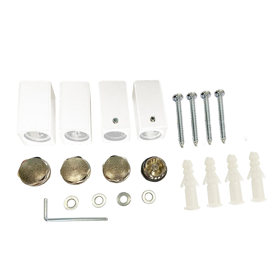 bevestigingset wit tbv sierradiator Tower