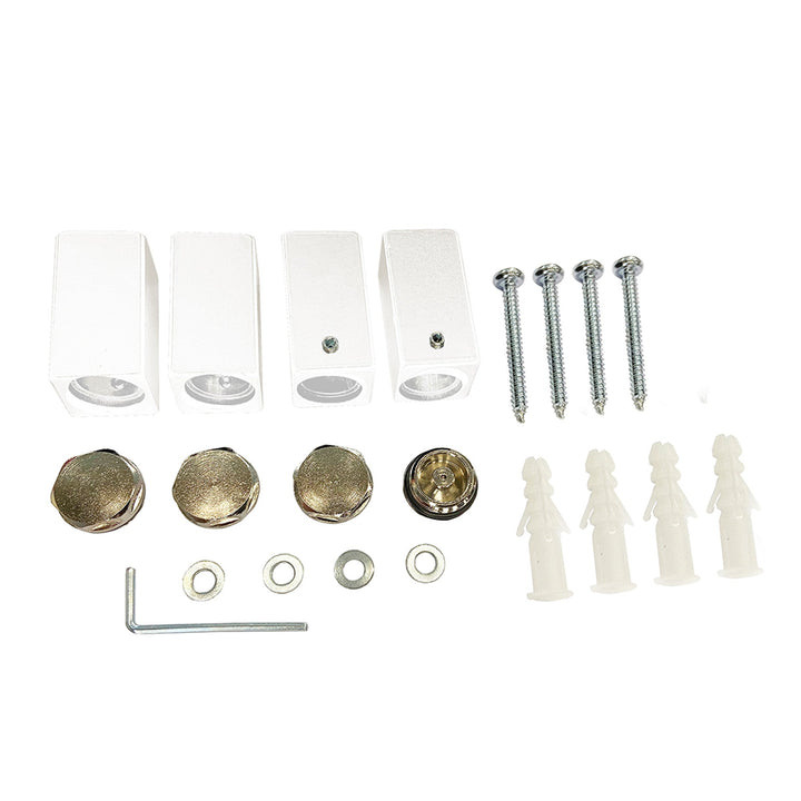 bevestigingset wit tbv sierradiator Tower