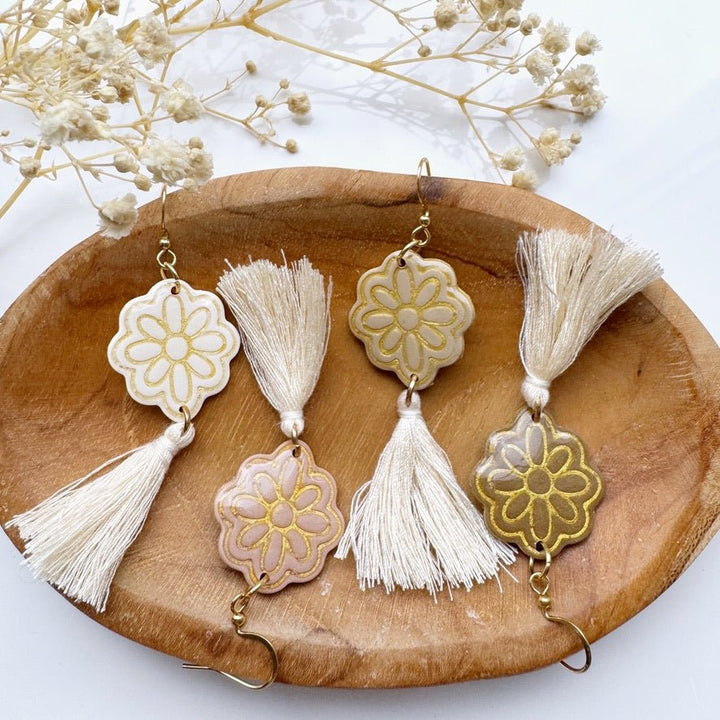 Bloom Tassels Oorbellen