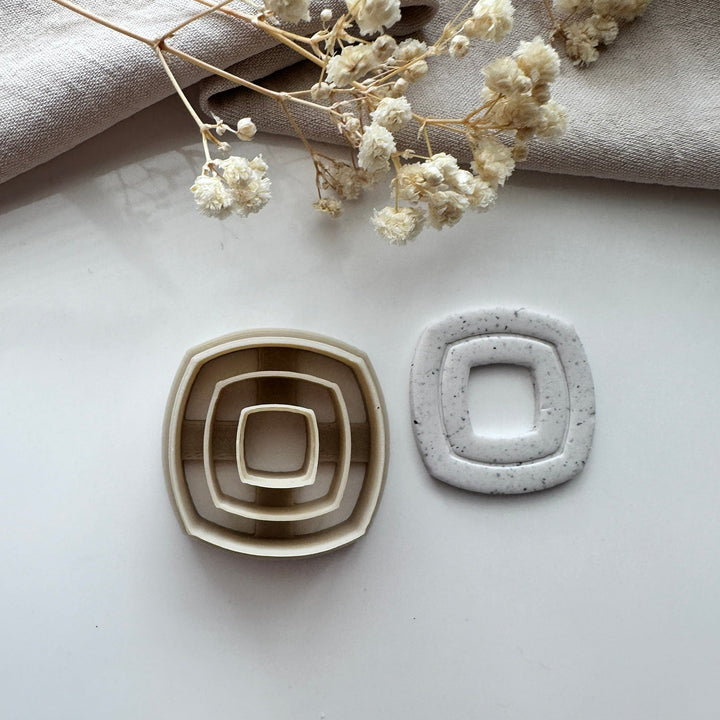 Bold square embossed cutter - Goat Corp