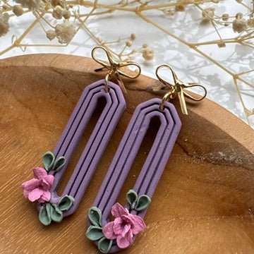 Bow Floral Oorbellen