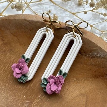Bow Floral Oorbellen
