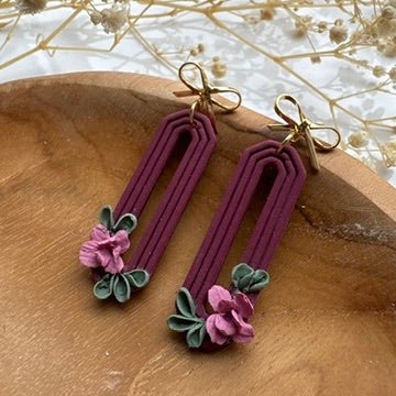 Bow Floral Oorbellen