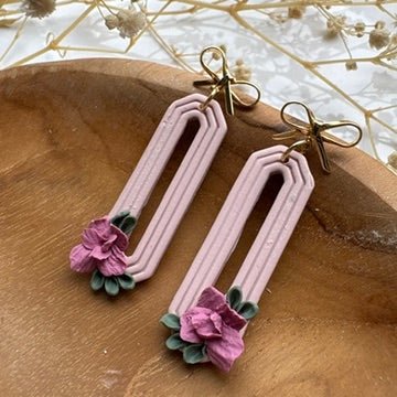 Bow Floral Oorbellen