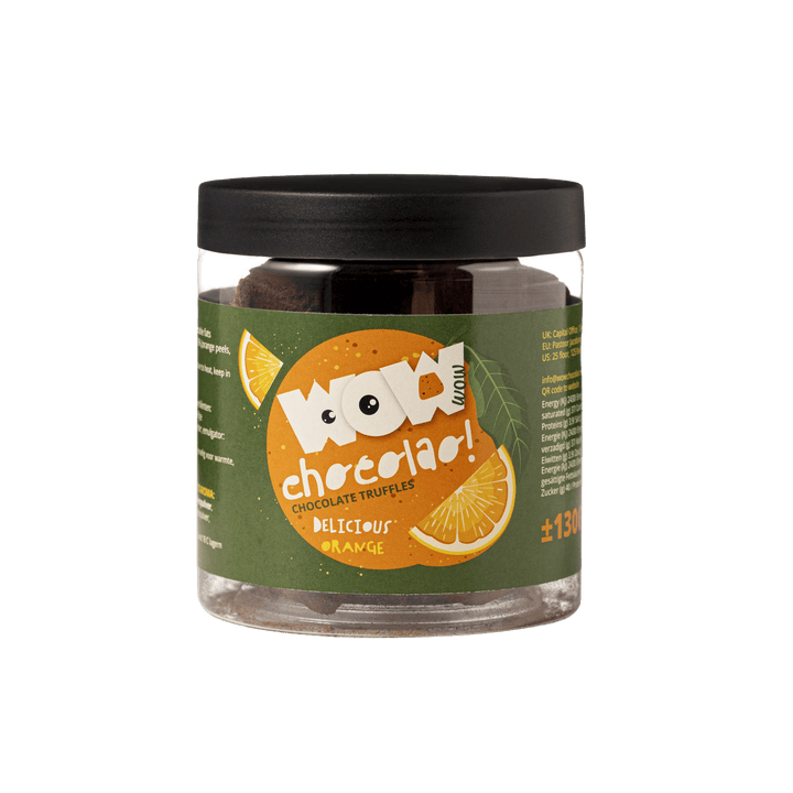Candied Orange Peel Chocolate Truffles Gift Jar 130g | Citrus Chocolate