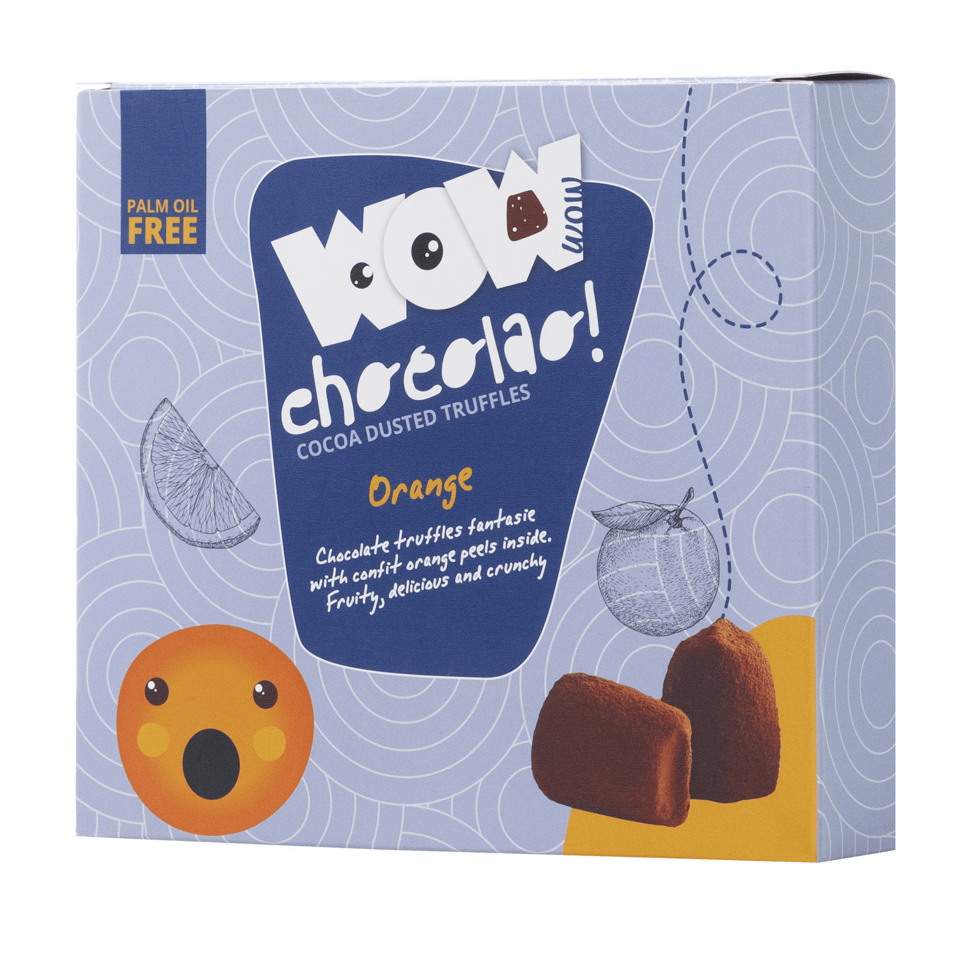 Candied Orange Peel Chocolate Truffles XL Box 250g | Citrus Chocolate