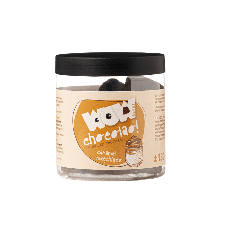Caramel Macchiato Chocolate Truffles Gift Jar 130g | Coffee Chocolate