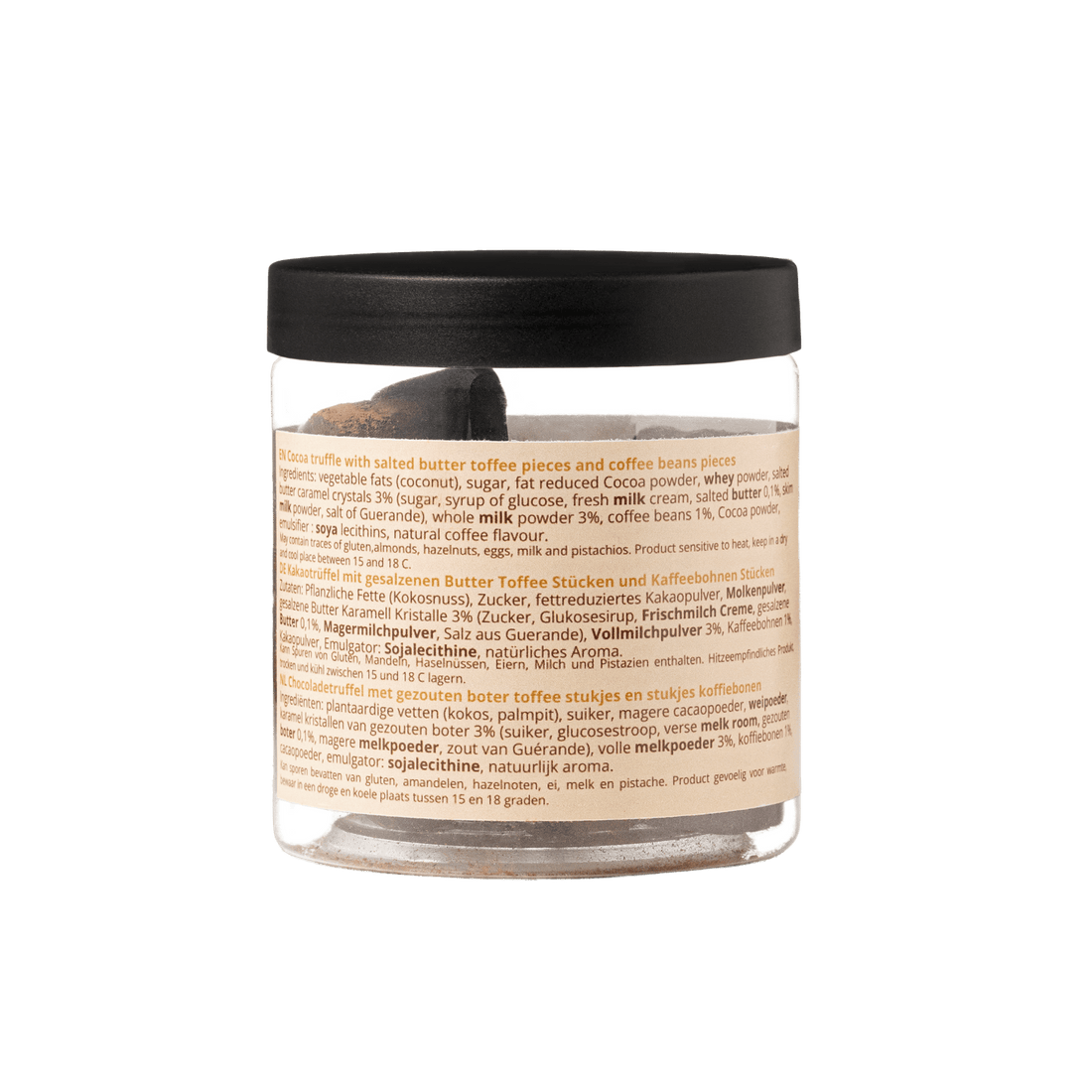 Caramel Macchiato Chocolate Truffles Gift Jar 130g | Coffee Chocolate