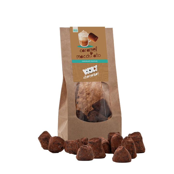 Caramel Macchiato Chocolate Truffles - Biodegradable bag 130g - Goat Corp