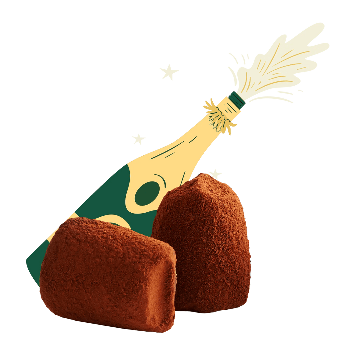 Champagne Chocolate Truffles - Bulk