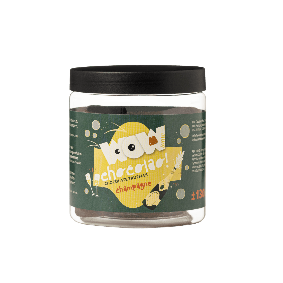 Champagne Chocolate Truffles - Gifting jar 130g