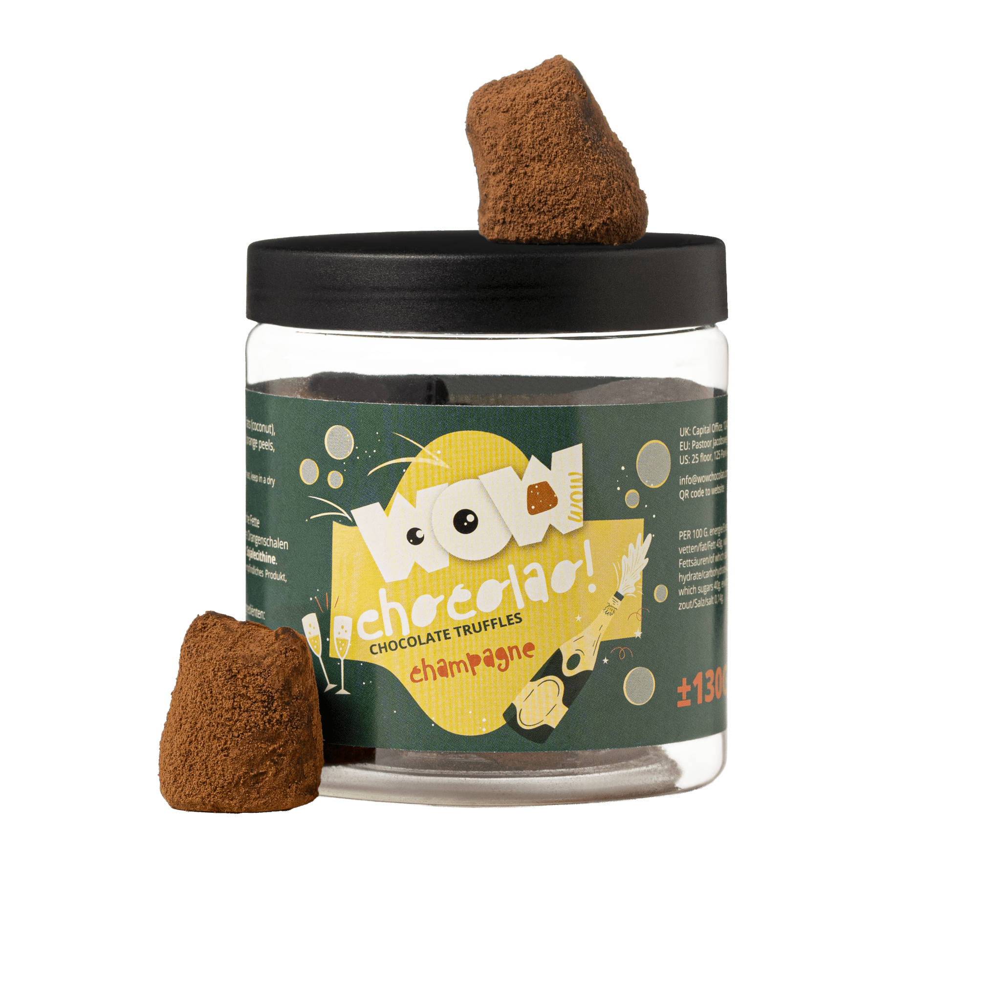 Champagne Chocolate Truffles - Gifting jar 130g