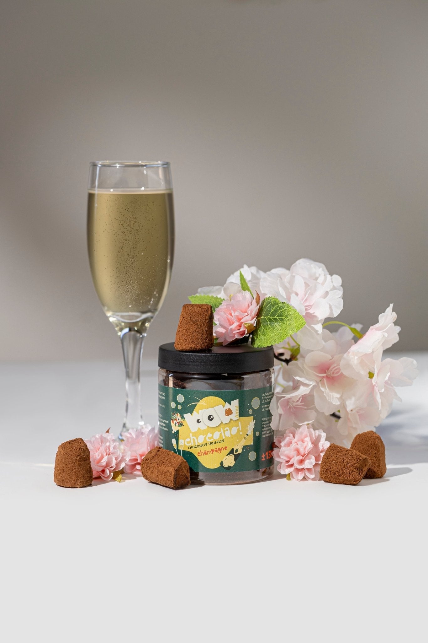 Champagne Mother’s Day Truffles Gift Jar 130g | Luxury Chocolate Gift