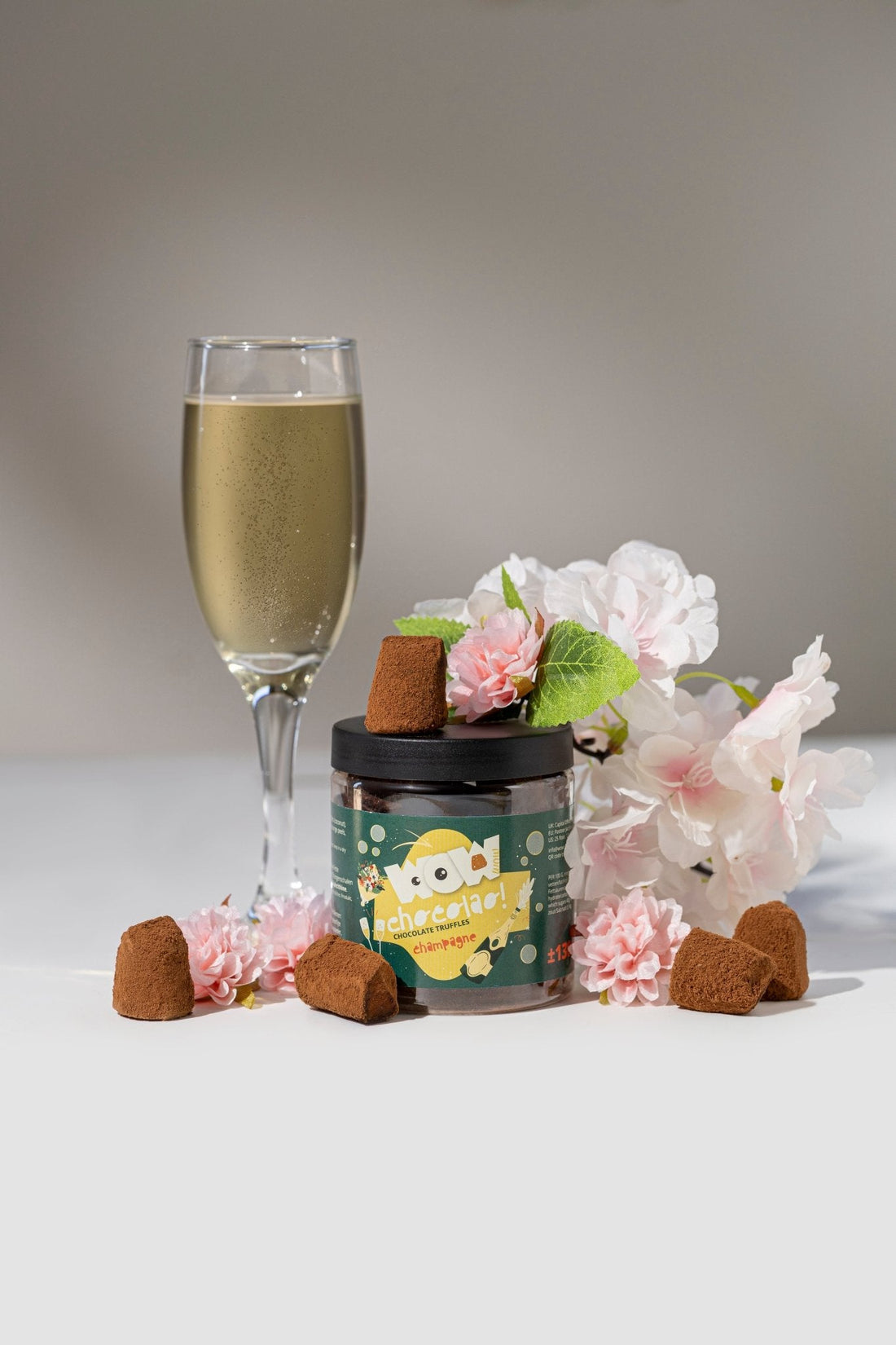 Champagne Mother’s Day Truffles Gift Jar 130g | Luxury Chocolate Gift